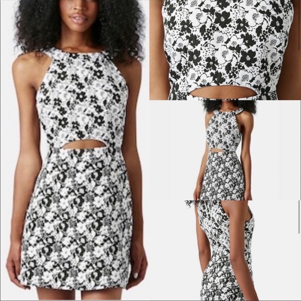 Top shop cut out dress